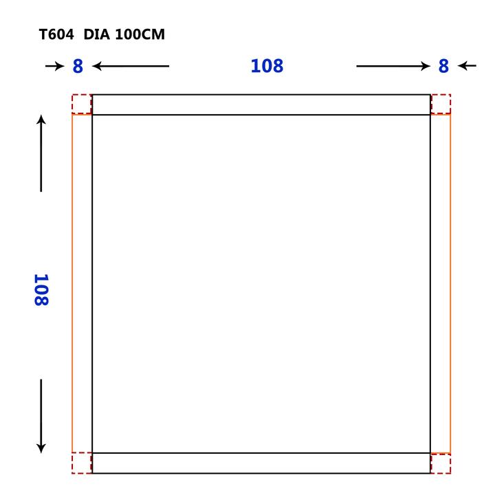 SOME LUNA LUSTRO ŁAZIENKOWE OKRĄGŁE 100 T604-100