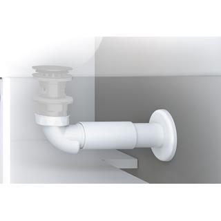 PUM SYFON UMYW. Z RURĄ SZTYWNĄ BIAŁY  INPU.8075536P.WH