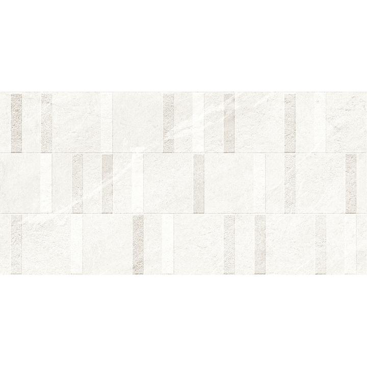 GRES SZKLIWIONY DHARA DECOR WHITE 119,2X59,2 REKT. MATT GAT.1 230399 (1,42)