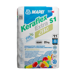 KLEJ KERAFLEX EXTRA S1 ZERO SZARY 25KG. MAPEI