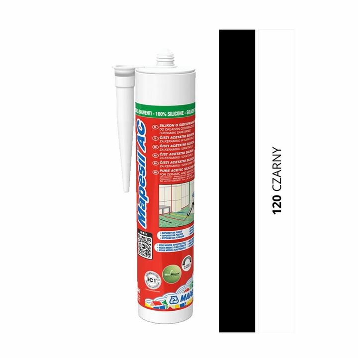 MAPESIL AC SILIKON 310ML. 120 CZARNY