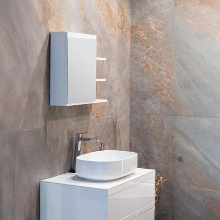 SZAFKA LUSTRZANA EASY 3P 50X600X16MM PÓŁKI-BIAŁE DSM