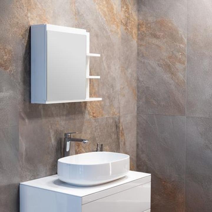 SZAFKA LUSTRZANA EASY 3P 50X600X16MM PÓŁKI-BIAŁE DSM