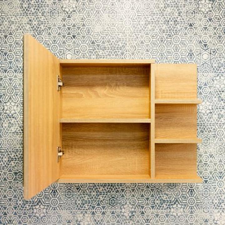 SZAFKA LUSTRZANA EASY 3P 50X600X16MM PÓŁKI-DREWNO DSM