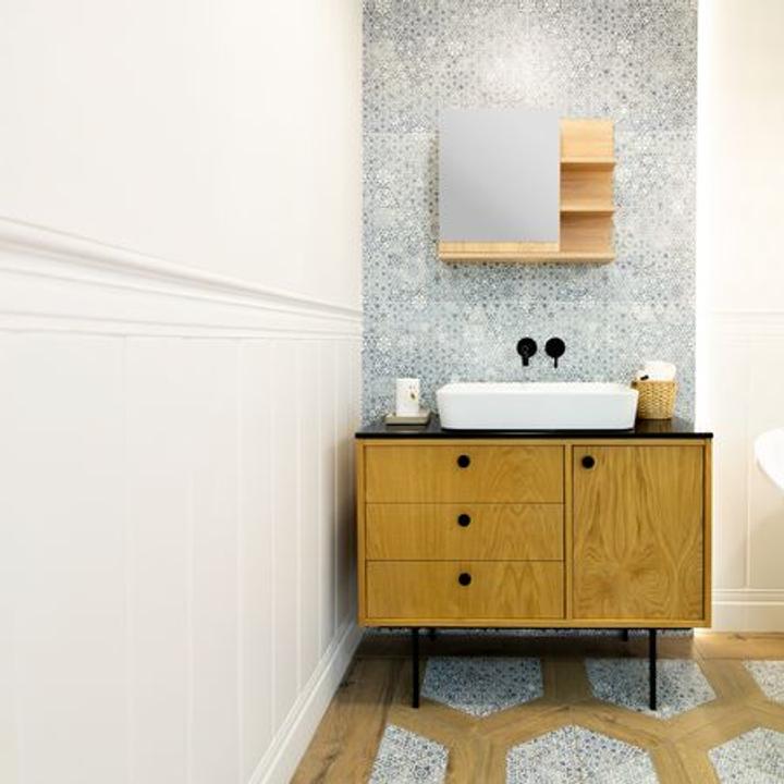 SZAFKA LUSTRZANA EASY 3P 50X600X16MM PÓŁKI-DREWNO DSM