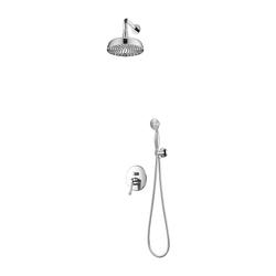 ART DECO SYSTEM PRYSZNICOWY PODTYNKOWY, CHROM      SYSAD25CR
