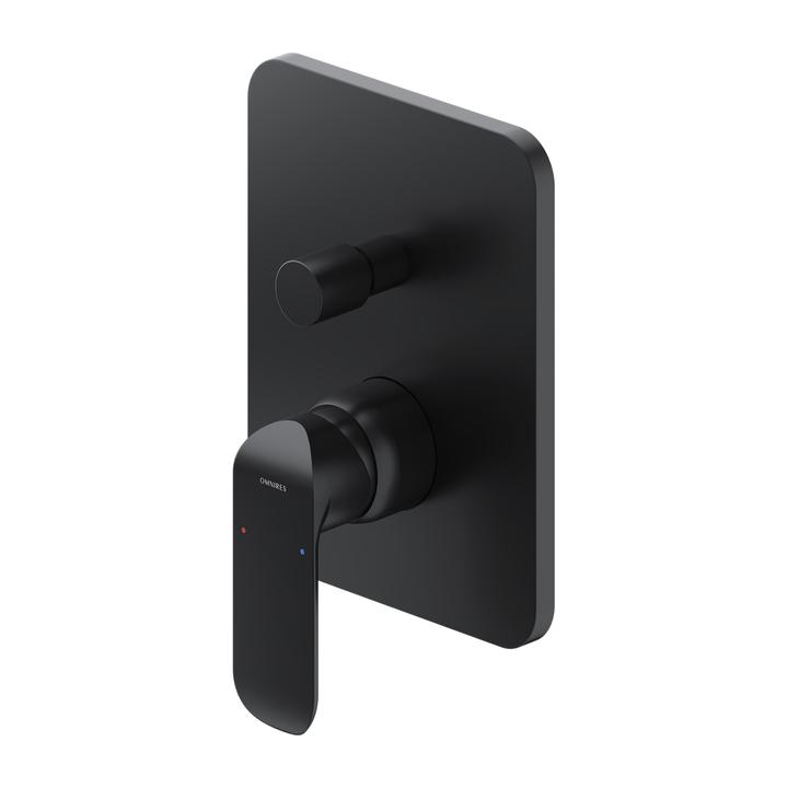 SC2335XBL SACRAMENTO BATERIA PRYSZNICOWO-WANNOWA PODTYNKOWA, CZARNY SC2335XBL