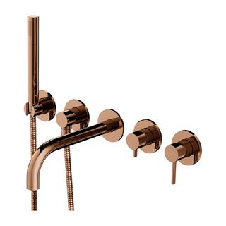 BATERIA WANNOWA 5-OTWOROWA PODTYNKOWA MIEDŹ  Y1237/1CP
