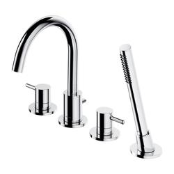 Y BATERIA WANNOWA 4-OTWOROWA, CHROM       Y1232CR