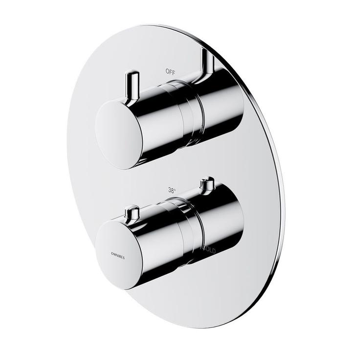 TERMOSTATYCZNA BATERIA Y1236ROCR PRYSZNICOWO-WANNOWA PODTYNKOWA ELEMENT NATYNKOWY CHROM