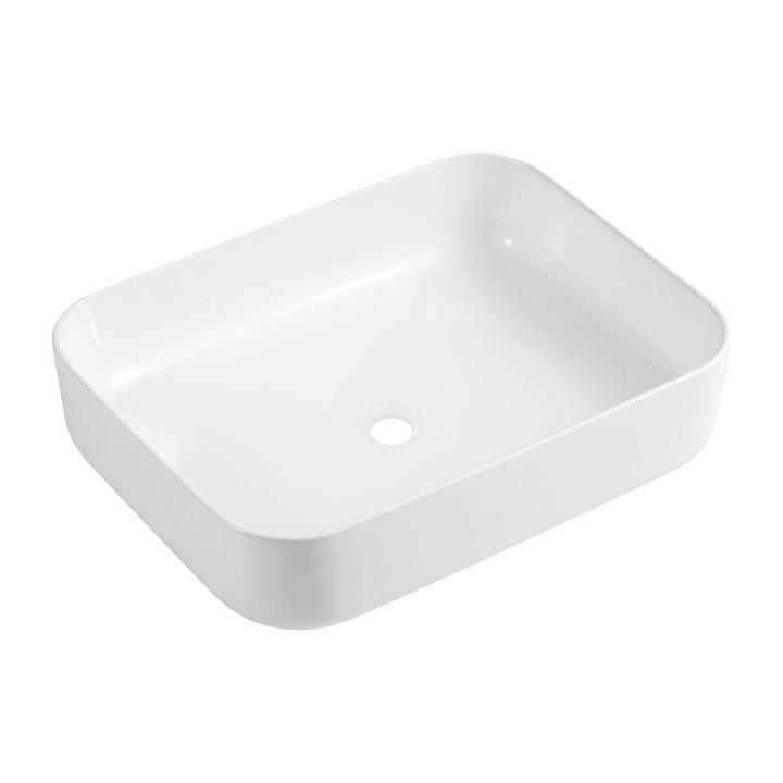 CORONA UMYWALKA NABLATOWA, 50X38,5CM, BIAŁY POŁYSK       CORONA500BP