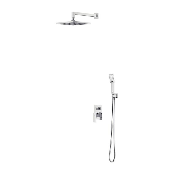 FRESH SYSTEM PRYSZNICOWY PODTYNKOWY, CHROM       SYSFR10CR