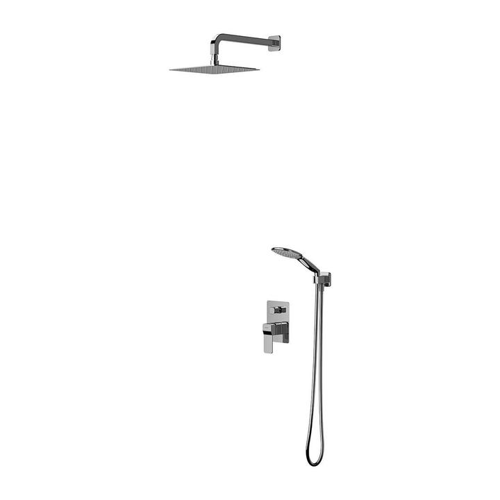 SLIDE SYSTEM PRYSZNICOWY PODTYNKOWY, CHROM       SYSSL10CR