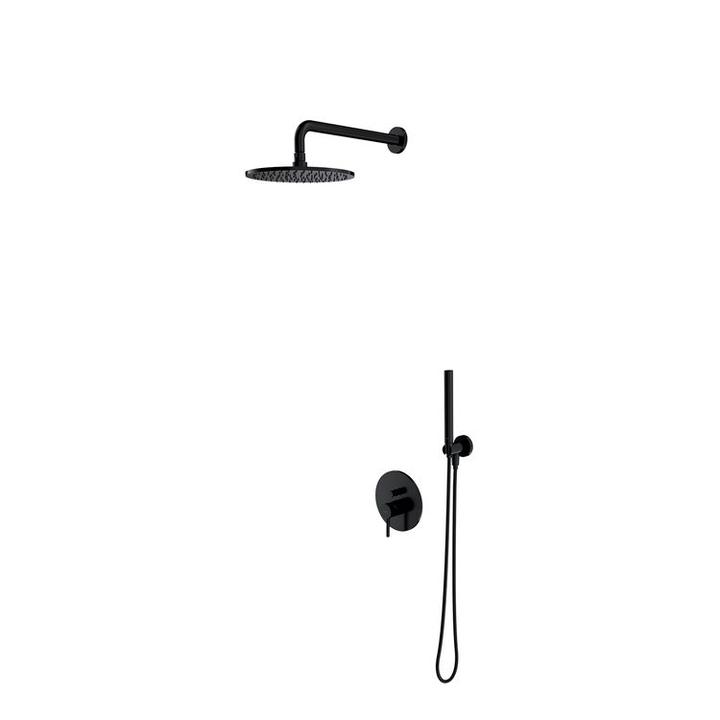 Y SYSTEM PRYSZNICOWY PODTYNKOWY, CZARNY       SYSY18BL