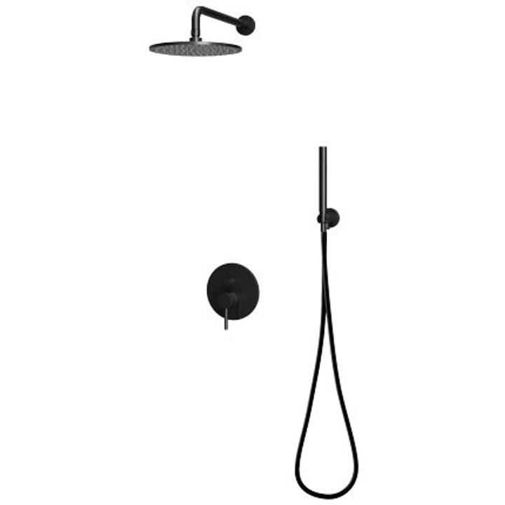 Y SYSTEM PRYSZNICOWY PODTYNKOWY, CZARNY       SYSY18BL