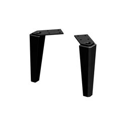 MONTEBIANCO - AKCESORIA - NOGI (2SZT) 15CM,  KOLOR: CZARNY MAT,   OR47-A-NO-15-8