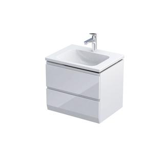 BRYLANT UNI - SZAFKA PODUMYWALKOWA 60 CM DWIE SZUFLADY KOLOR: BIAŁY POŁYSK  UNIWERSALNA  OR36-SD2S-60-1-V3