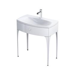 LUIS SZAFKA PODUMYWALKOWA 82CM, JEDNA SZUFLADA, BIAŁY POŁYSK.OR50-SD1S-82-1