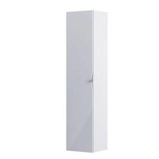 SIENA - SZAFKA WYSOKA BOCZNA 35CM, JEDNE DRZWI, KOLOR: BIAŁY POŁYSK,   OR45-SB1D-35-1