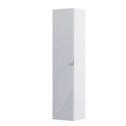 SIENA - SZAFKA WYSOKA BOCZNA 35CM, JEDNE DRZWI, KOLOR: BIAŁY POŁYSK,   OR45-SB1D-35-1