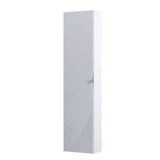 SIENA - SZAFKA WYSOKA BOCZNA 40CM, JEDNE DRZWI, KOLOR: BIAŁY POŁYSK,   OR45-SB1D-40-1