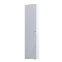 SIENA - SZAFKA WYSOKA BOCZNA 40CM, JEDNE DRZWI, KOLOR: BIAŁY POŁYSK,   OR45-SB1D-40-1