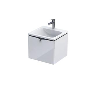 SIENA - SZAFKA PODUMYWALKOWA 50 CM JEDNA SZUFLADA, KOLOR: BIAŁY POŁYSK,   OR45-SD1S-50-1