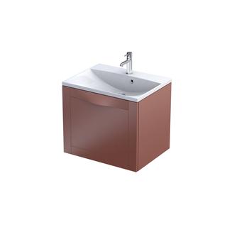 SZAFKA PODUMYWALKOWA SKAGEN, JEDNA SZUFLADA, KOLOR CEGLANY MAT Z DODATKOWĄ SZUFLADĄ WEWNĘTRZNĄ OR49-SD1S-60-19