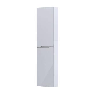 SILVER - SZAFKA WYSOKA BOCZNA 40 CM JEDNE DRZWI KOLOR: BIAŁY POŁYSK  OR33-SB1D-40-1