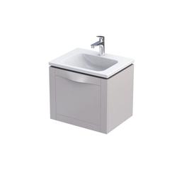 SKAGEN - SZAFKA PODUMYWALKOWA 60 CM, JEDNA SZUFL.,PIASKOWY MAT,DODATKOWA SZUFL. WEWN.  OR49-SD1S-60-10