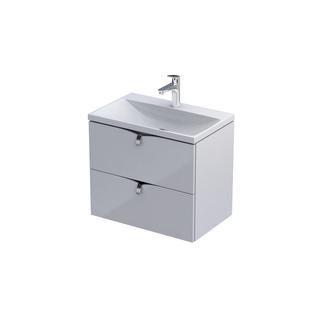 SIENA C- SZAFKA PODUMYWALKOWA 60CM, DWIE SZUFLADY,KOLOR:BIAŁY POŁYSK, KOMPAKTOWA OR45C-SD2S-60-1