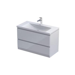 BRYLANT C - SZAFKA PODUMYWALKOWA 80 CM DWIE SZUFLADY, KOLOR: BIAŁY POŁYSK OR36C-SD2S-80-1