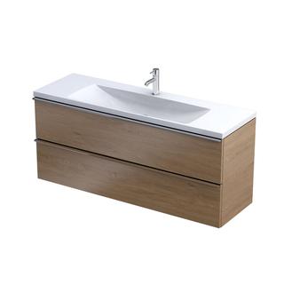 ETNA C- SZAFKA PODUMYWALKOWA 120CM,DWIE SZUFLADY KOLOR DĄB KAMIENNY, KOMPAKTOWA OR52C-SD2S-120-78