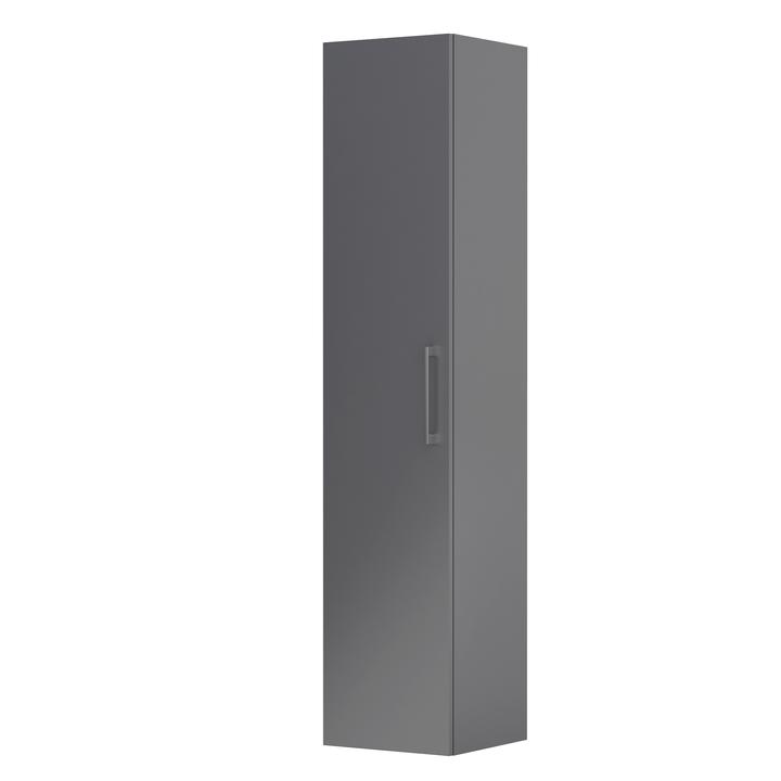 GEO- SZAFKA WYSOKA BOCZNA 35 CM., JEDNE DRZWI KOLOR: GRAFIT MAT KI01-SB1D-35-6