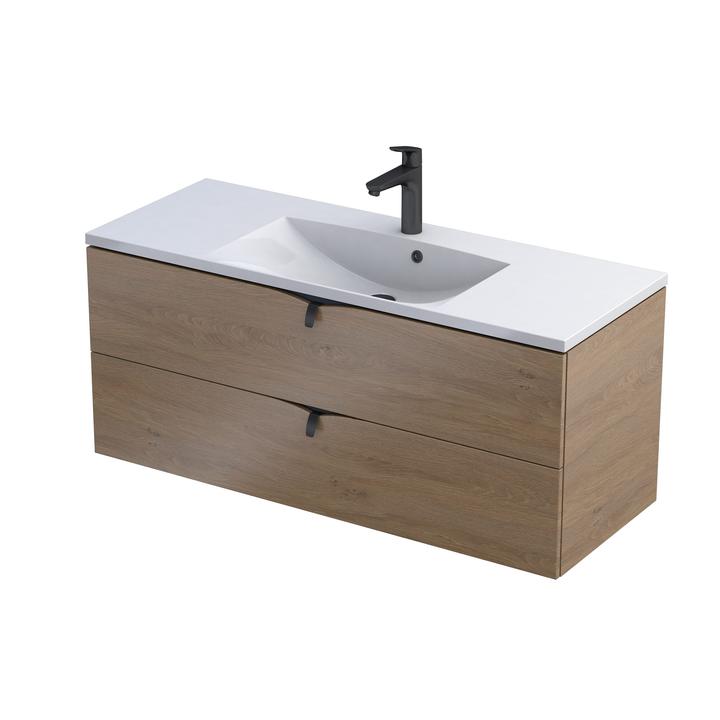 SIENA – SZAFKA PODUMYWALKOWA 120CM, DWIE SZUFLADY, KOLOR: DĄB KAMIENNY OR45-SD2S-120-78