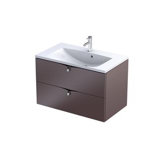 SZAFKA SIENNA PODUMYWALKOWA 80CM MOKKA MAT OR45-SD2S-80-21