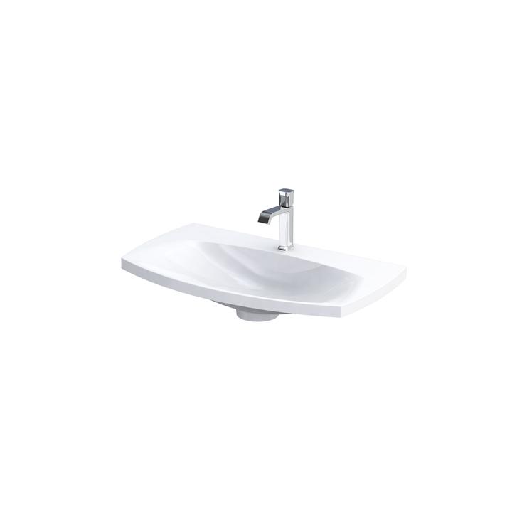 UMYWALKA MEBLOWA LOUIS 82 CM SYNTETYCZNA BIAŁA KONGLOMERAT UME-LU-82-92