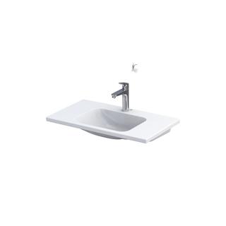 UMYWALKA MEBLOWA 80 CM, CERAMICZNA CERA, KOLOR: BIAŁY (CERAMIKA  UME-CE-80-91