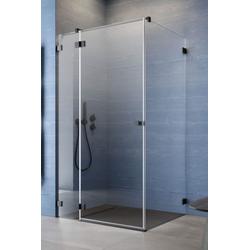 ESSENZA PRO BLACK KDJ DRZWI 90 LEWE CZARNY/PRZEJRZYSTE 10097090-54-01L