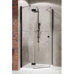 ESSENZA NEW BLACK PTJ DRZWI LEWE CZARNY/PRZEJRZYSTE 385010-54-01L