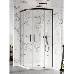 IDEA PDD ŚCIANKI 80LX80R CZARNY/PRZEJRZYSTE 387141-54-01