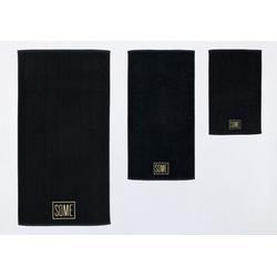 SOME KOMPLET RĘCZNIKÓW PREMIUM BLACK 30x50cm+50X100cm+70X140cm 800gsm BTW0480BA-3