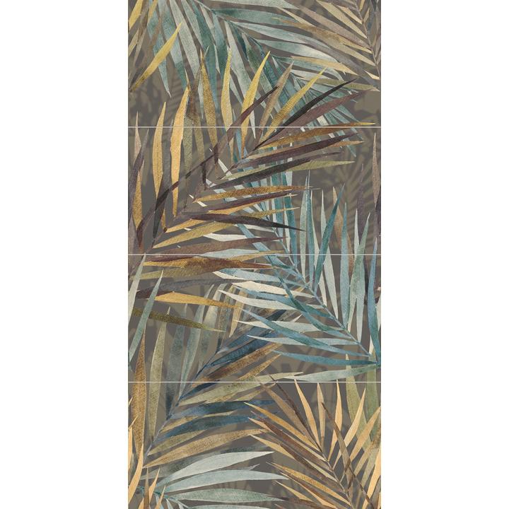 DEKOR ŚCIENNY 4-ELEMENTOWY BIHARA LEAVES 119,8X59,8 GAT.1