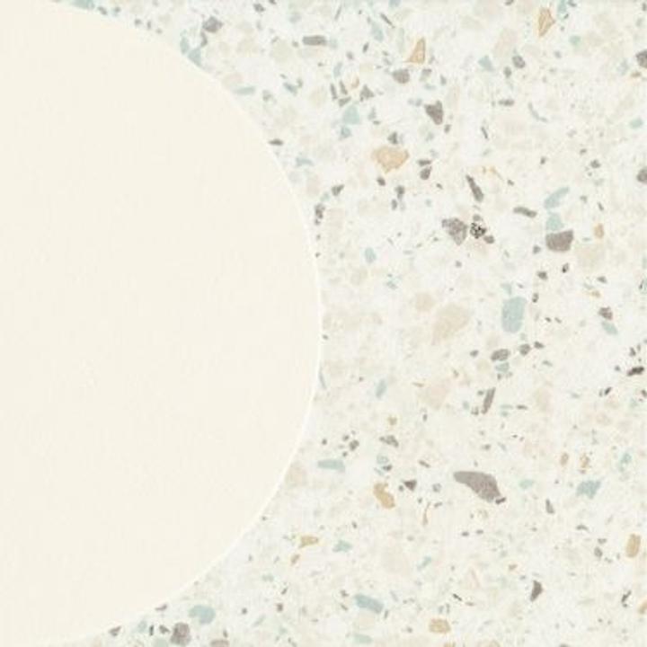 DEKOR GRESOWY FUNKY WHITE 2 19,8X19,8 GAT.1