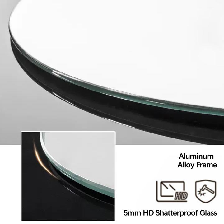 SOME OCCHIO LUSTRO ŁAZIENKOWE OKRĄGŁE 80 OŚWIETLENIE LED, MATA GRZEWCZA CTL202-80