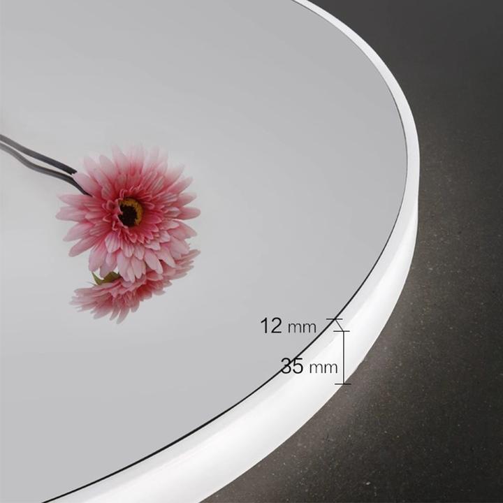 SOME SOLE LUSTRO ŁAZIENKOWE OKRĄGŁE 100 OŚWIETLENIE LED, MATA GRZEWCZA, RAMA AKRYLOWA CTL503-100