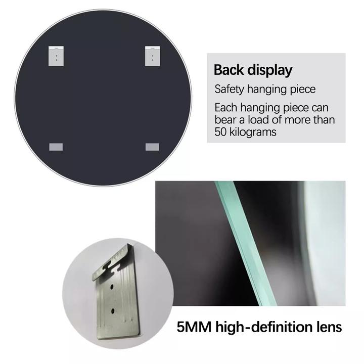 SOME LUNA LUSTRO ŁAZIENKOWE OKRĄGŁE 80 T604-80