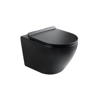 Miska WC Interno czarny mat – nowoczesność i wyrazisty styl