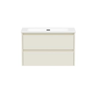 Szafka łazienkowa LOCK 80 cm biała/drewno – przestronność i elegancja