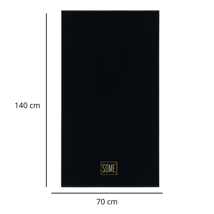 RĘCZNIK PREMIUM SOME BLACK 70x140cm 800gsm BTW0480BA